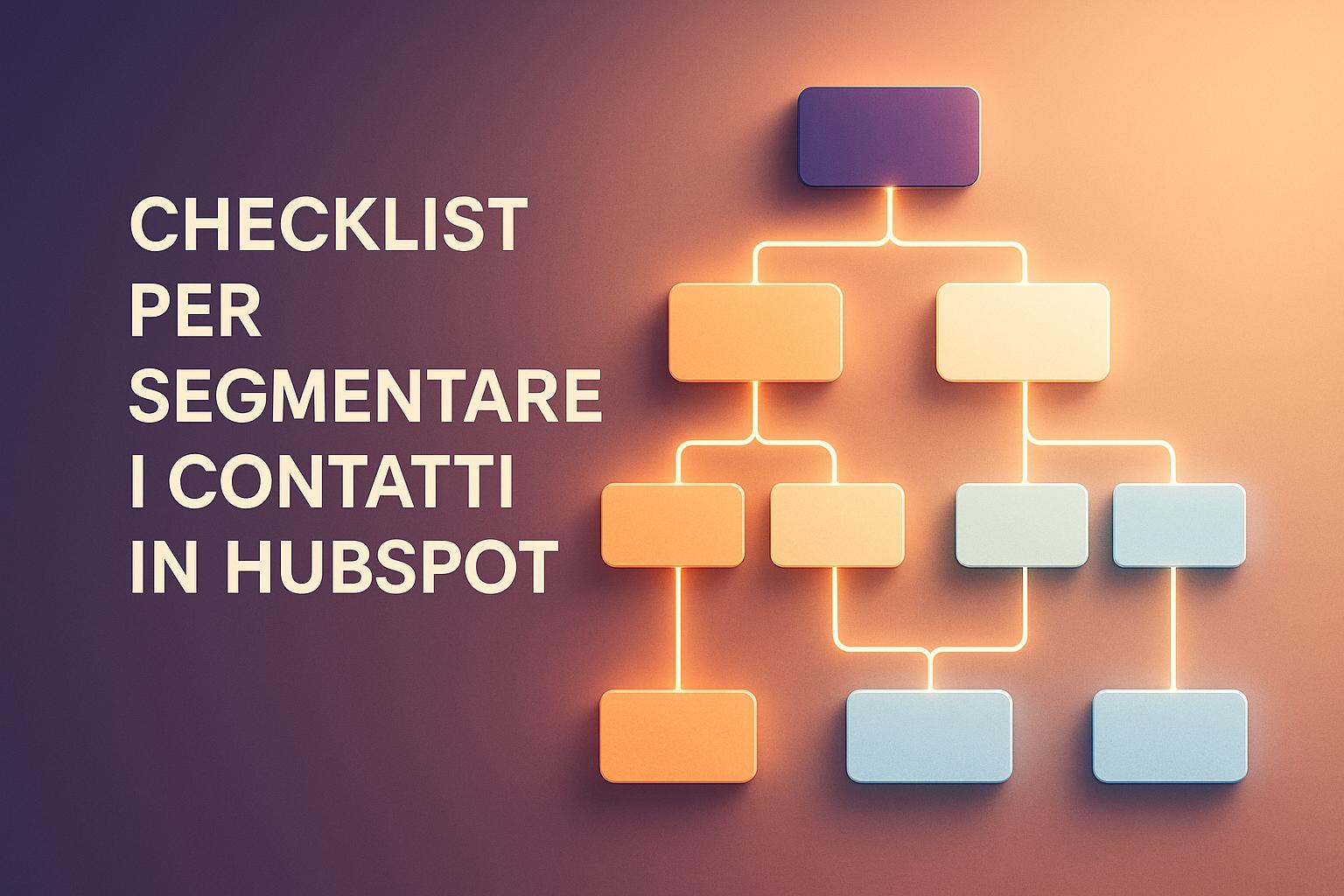 Checklist per Segmentare i Contatti in HubSpot