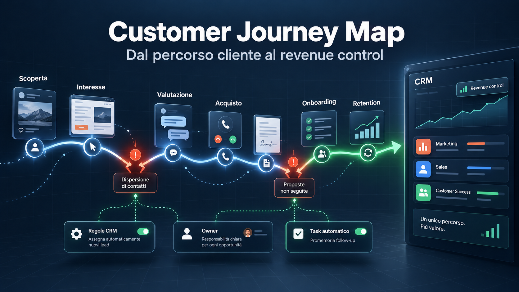 Customer journey map in hubspot